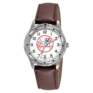 New York Yankees Brown Leather Top hat Watch